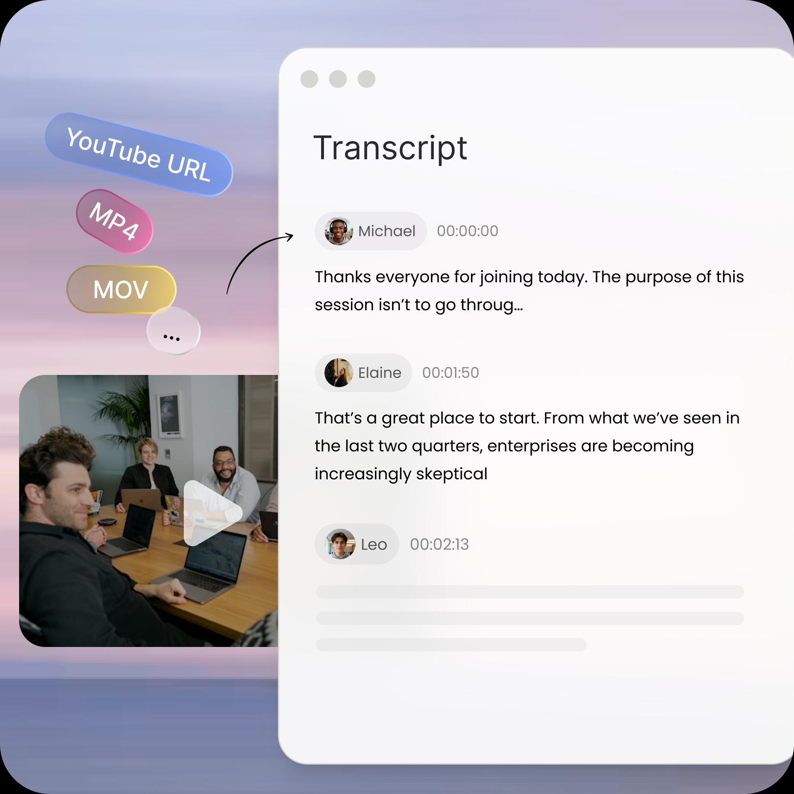 Feature - Convert Video to Text with High Accuracy